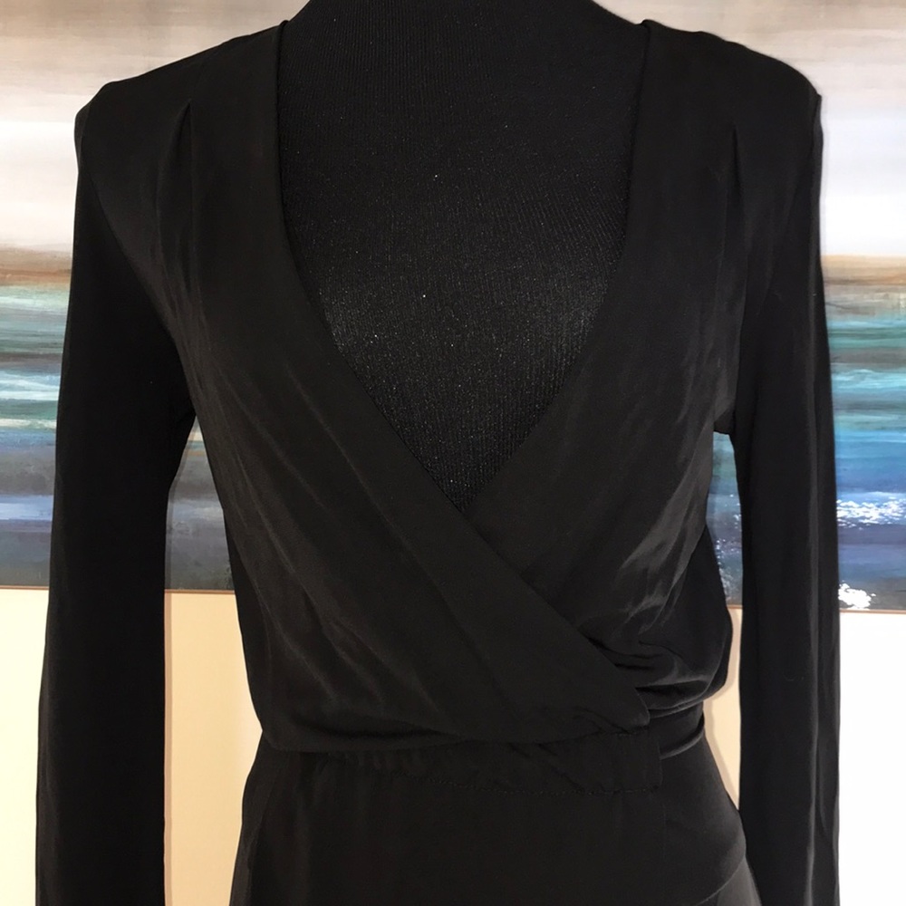 Diane von Furstenberg wrap dress w tassel belt
